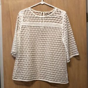 Loft white blouse